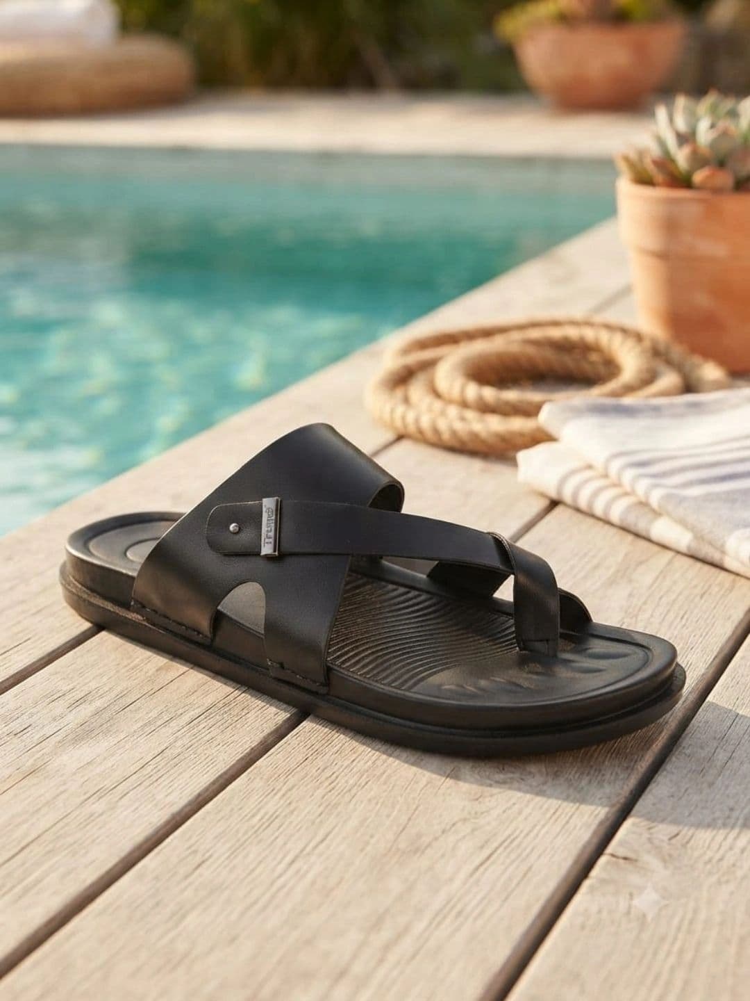Trump Men PU Comfort Sandals thumbnail 3