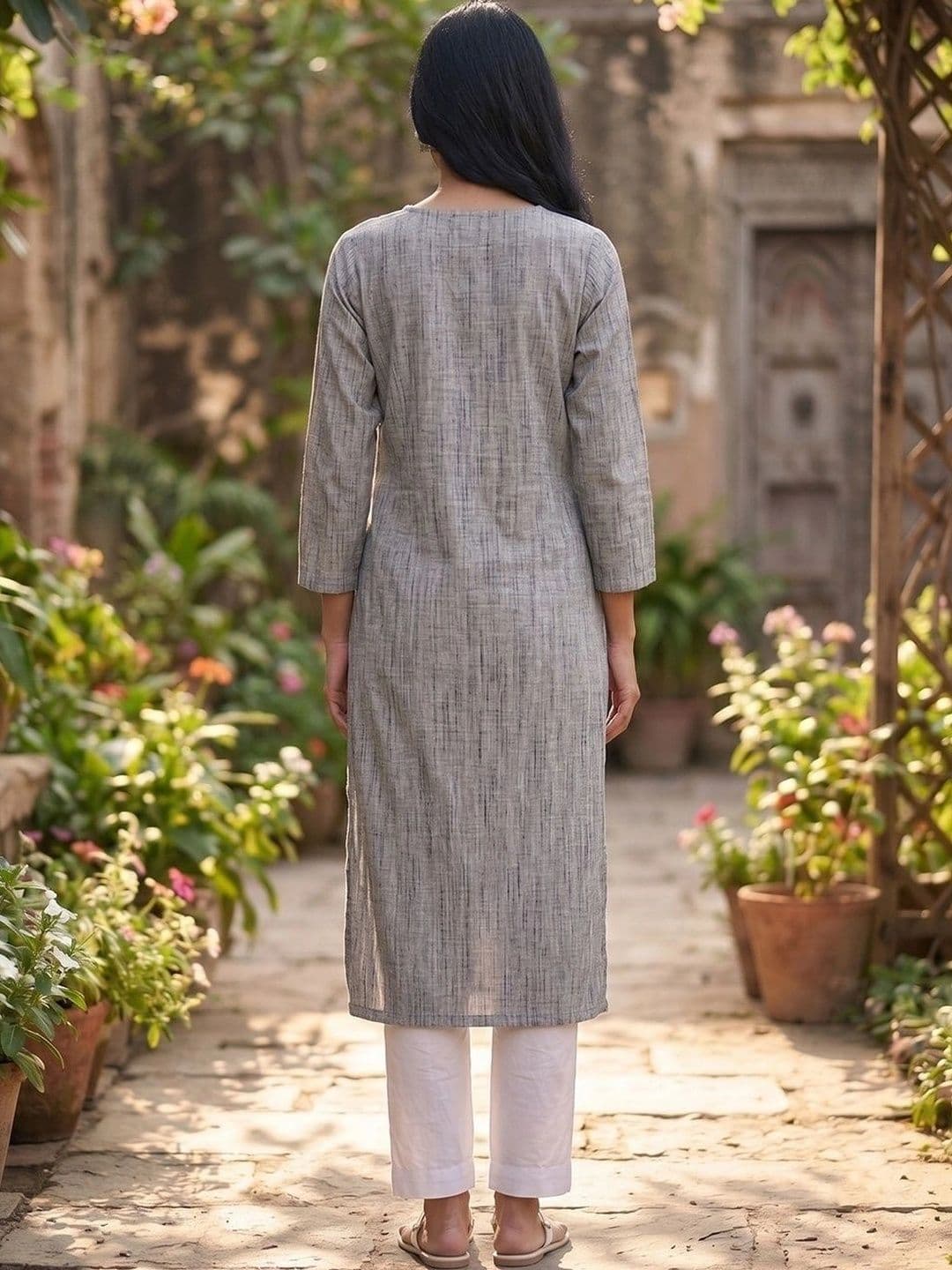 KALINI Women Handloom Kurta thumbnail 2