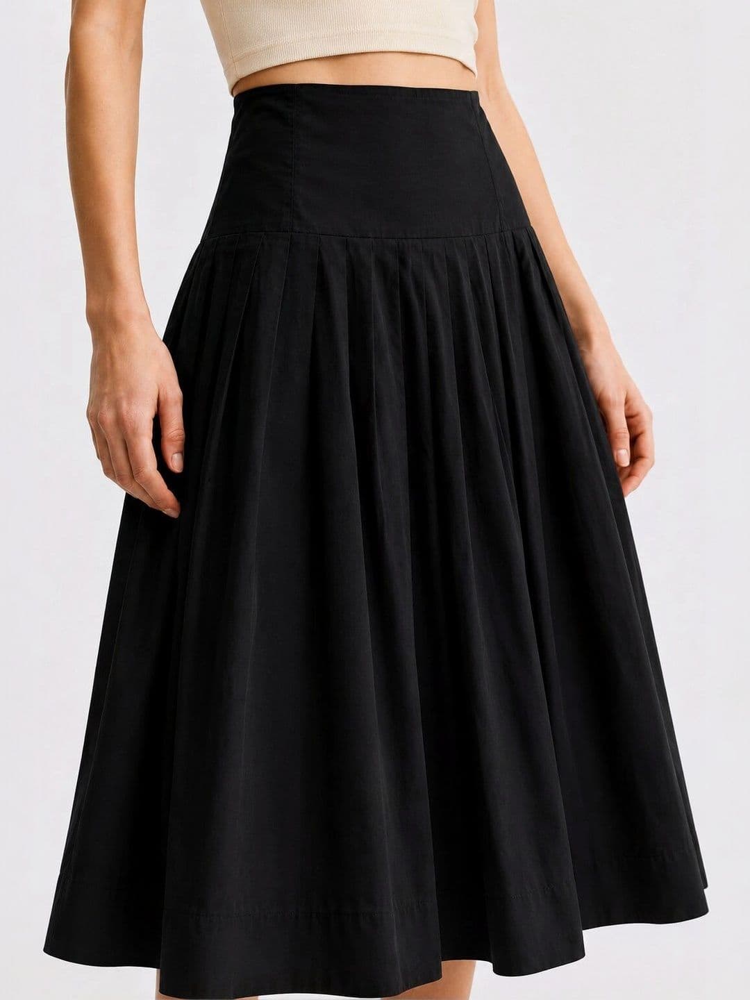 CORSICA Women Pure Cotton Midi A-Line Skirt thumbnail 6