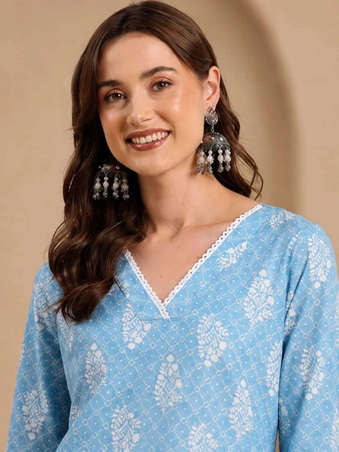 FASHION INK Women Ethnic Motifs Printed Kurta thumbnail 5
