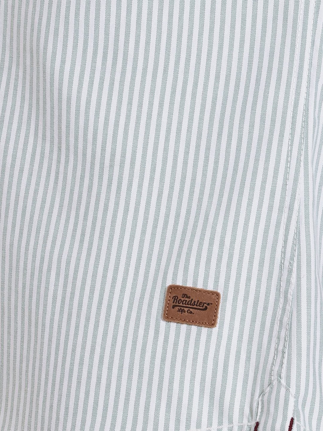 Roadster Life Co. Soft Touch Striped Casual Shirt thumbnail 6