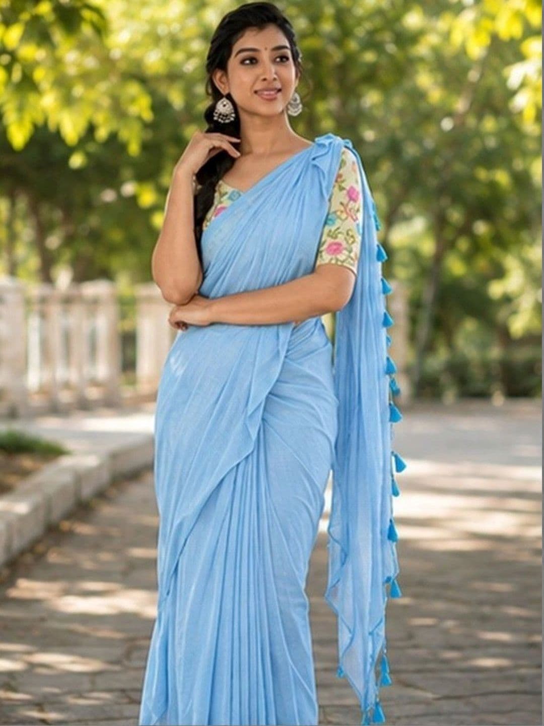 DEVATVAM Pure Cotton Saree thumbnail 4