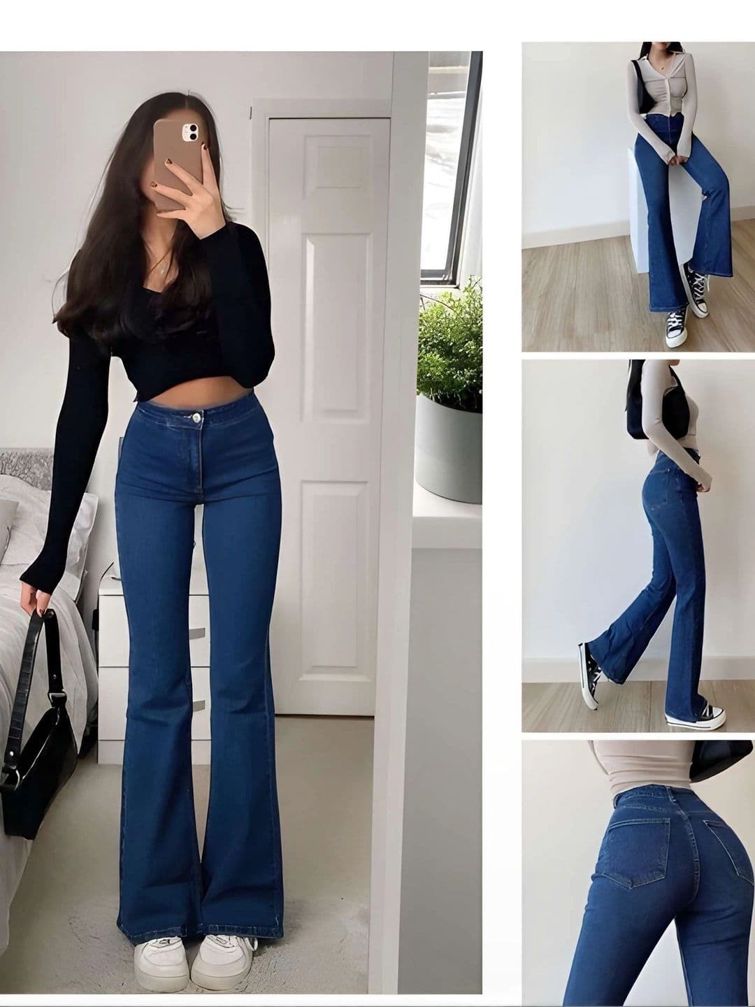 THE SQUAD CLUB Women Regular Fit High-Rise Jeans thumbnail 3