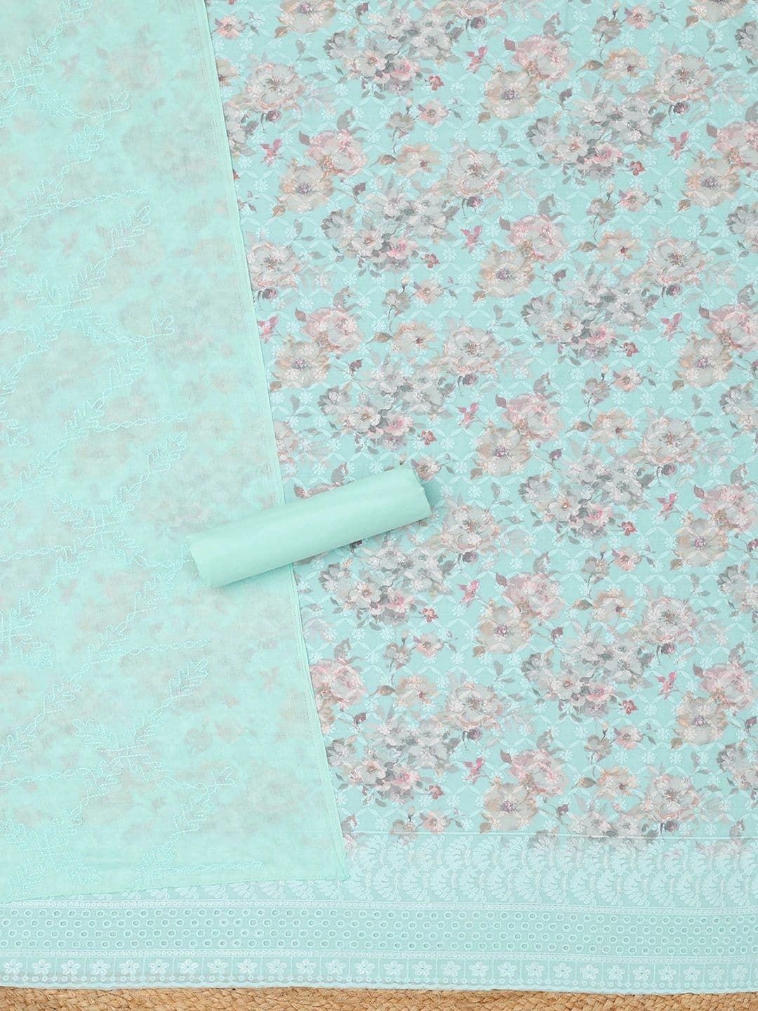 Soch Printed Unstitched Dress Material thumbnail 2