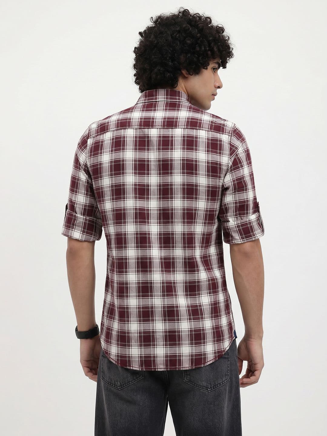 Roadster Life Co. Soft Touch Twill Plaid Casual Shirt thumbnail 5