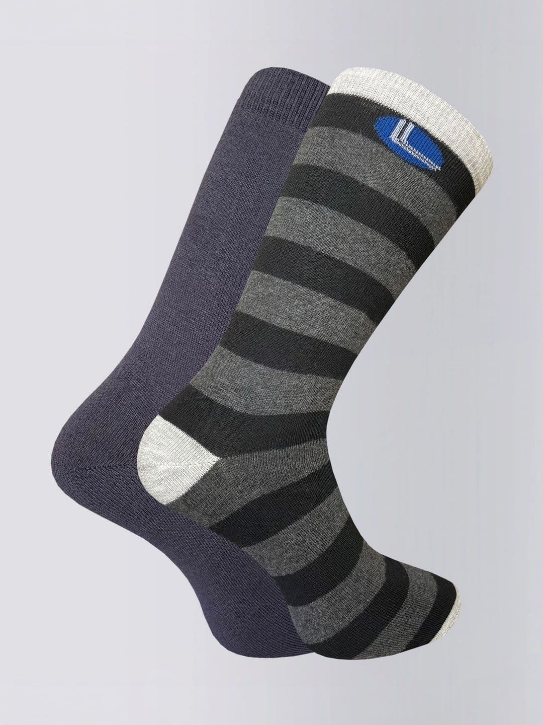 Wales Bonner Men Pack of 2 Cotton Blend Striped Calf Length Socks - view 1