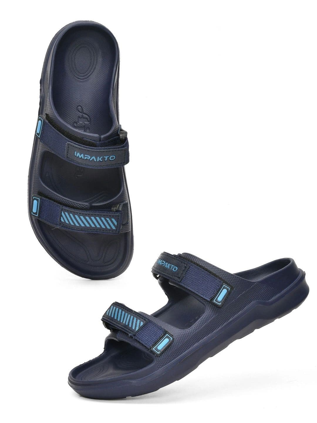 IMPAKTO Men Striped Sliders thumbnail 4