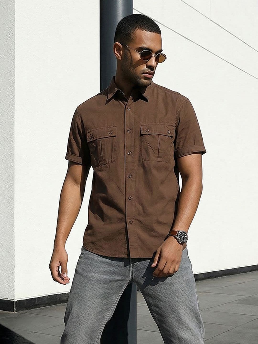 Roadster Life Co. Double Pocket Utility Shirt thumbnail 3