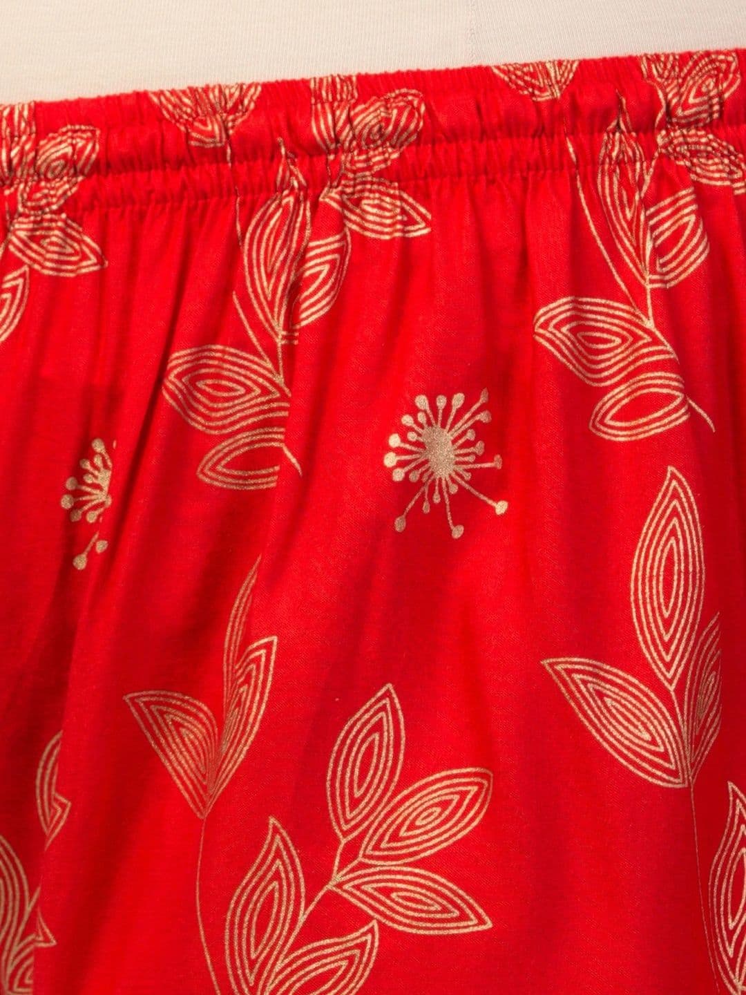 VIZCON Women Ethnic Motifs Printed Knitted Ethnic Palazzos thumbnail 4