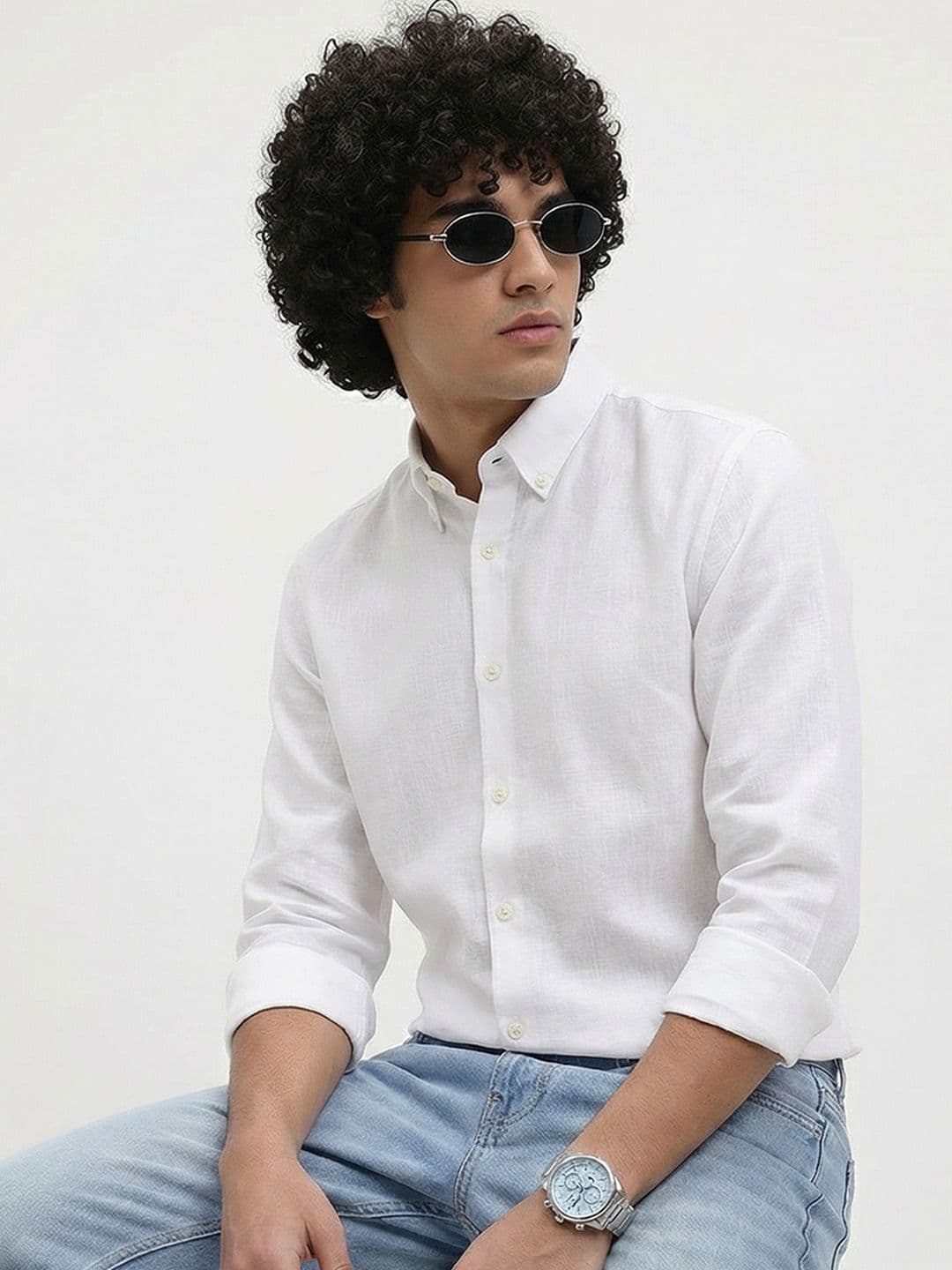 Roadster Life Co. Slub Textured Shirt - view 1