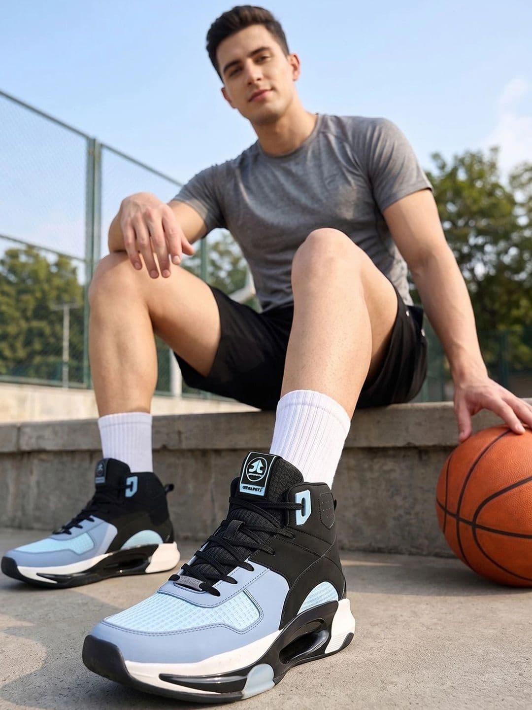 OFF LIMITS Men High-Top Basketball Non-Marking Shoes thumbnail 5