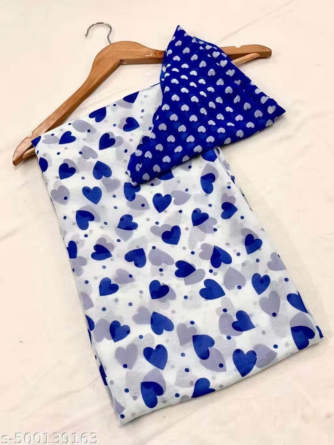 Fashion Mantra Poly Georgette Saree thumbnail 2