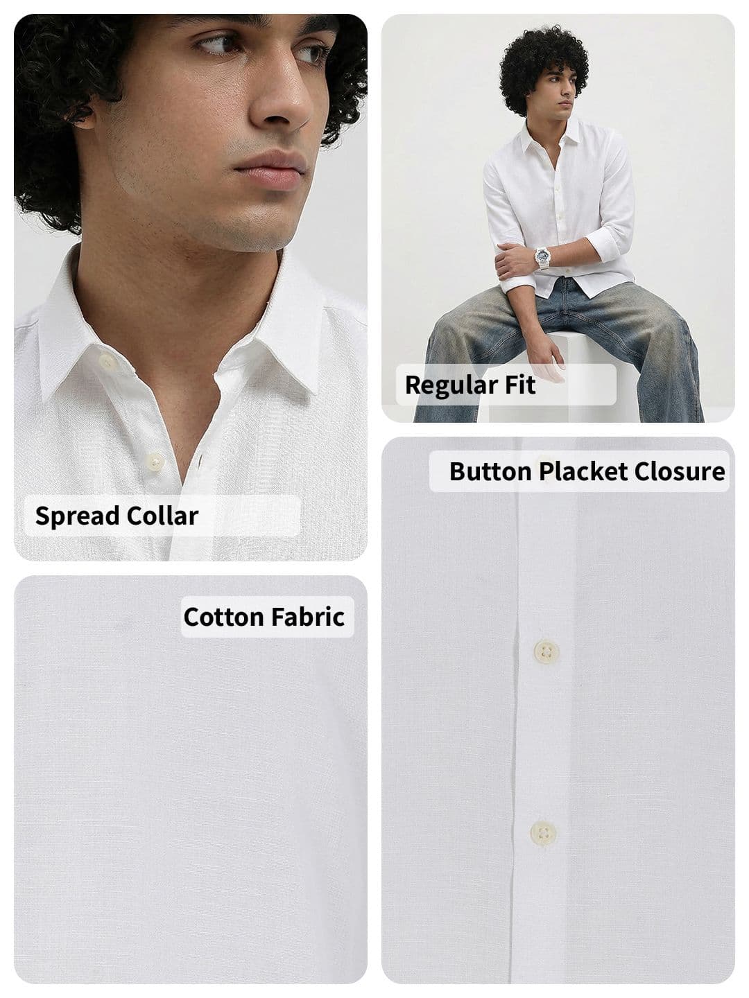 Roadster Life Co. Slub Textured Shirt thumbnail 3