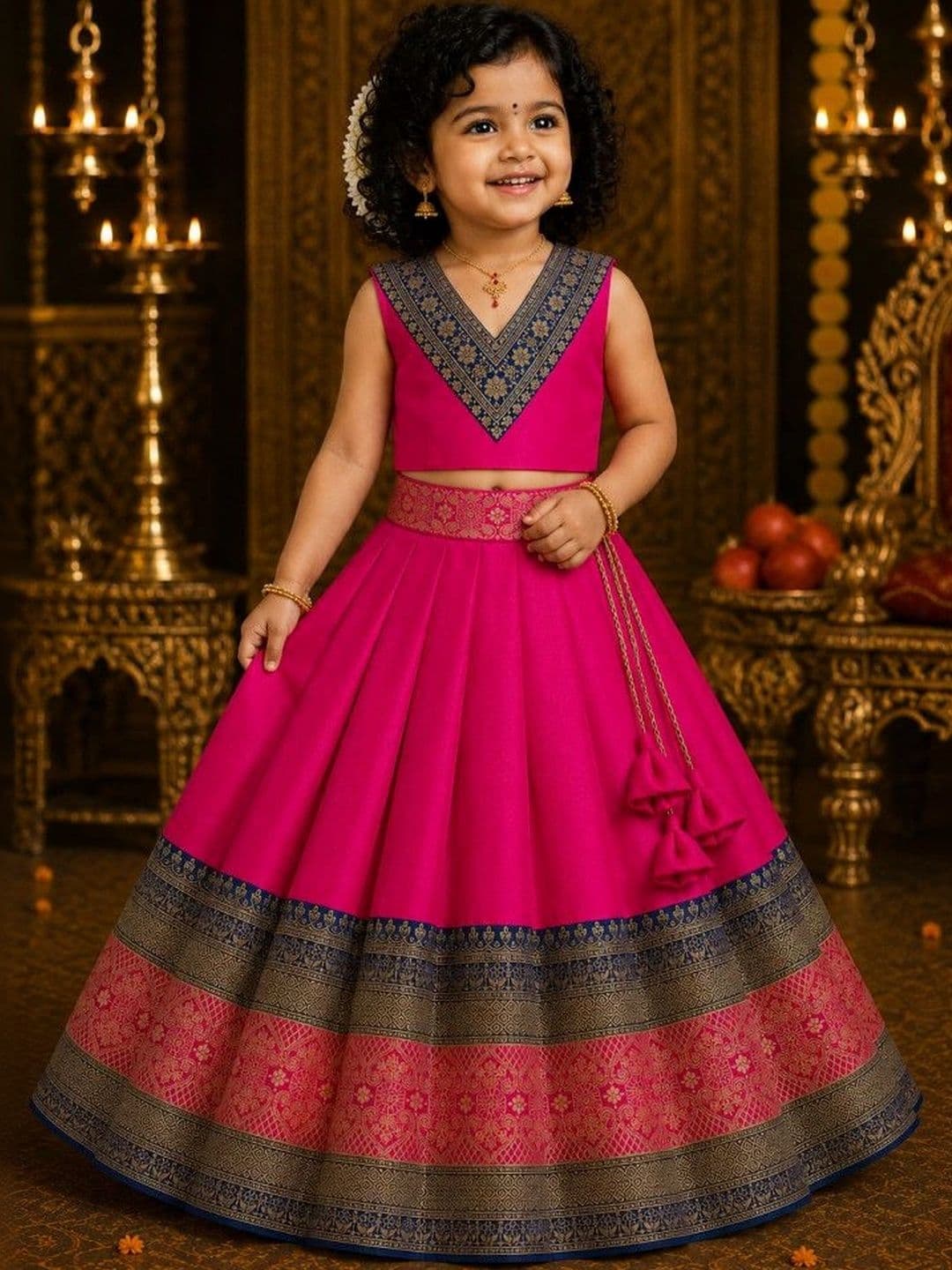 Xepon Girls Ready to Wear Lehenga & - view 1