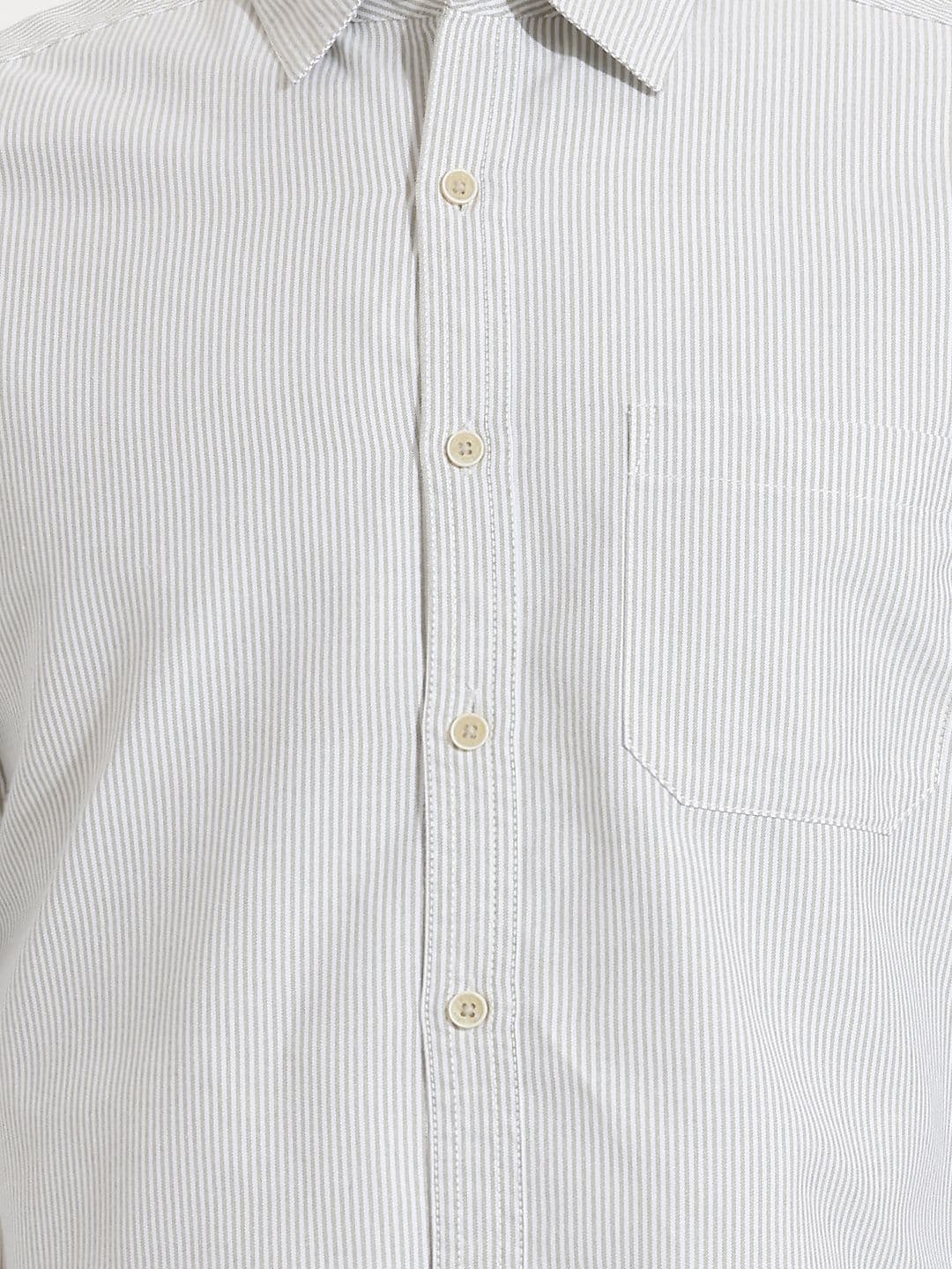 Roadster Life Co. Soft Touch Striped Casual Shirt thumbnail 6