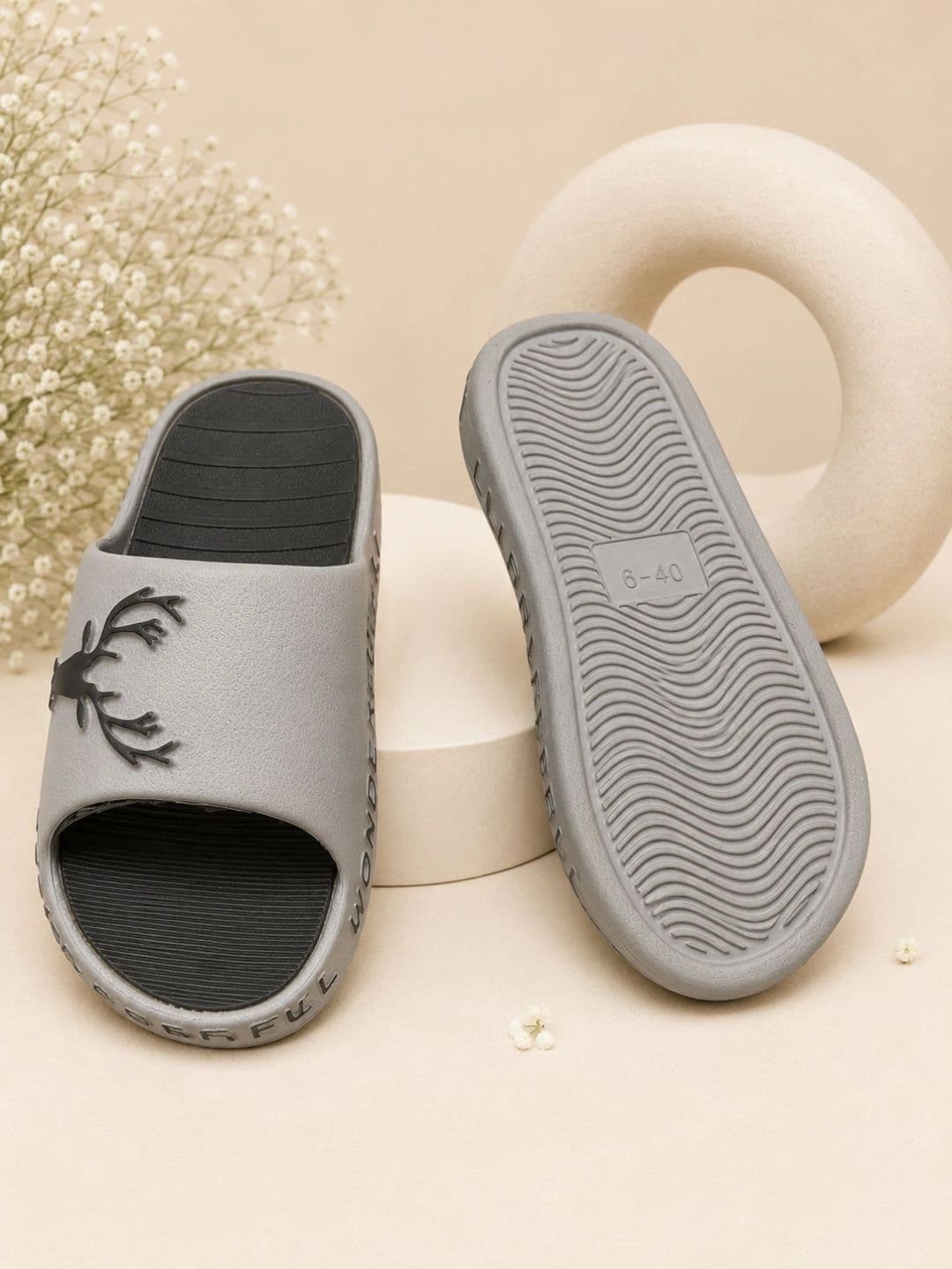 SZN Men Embellished Sliders thumbnail 3