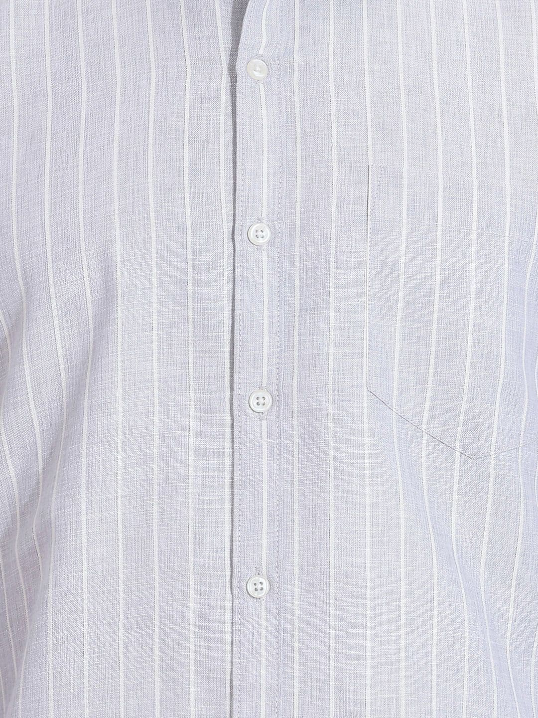 Roadster Life Co.Cotton Linen Striped Shirt thumbnail 2