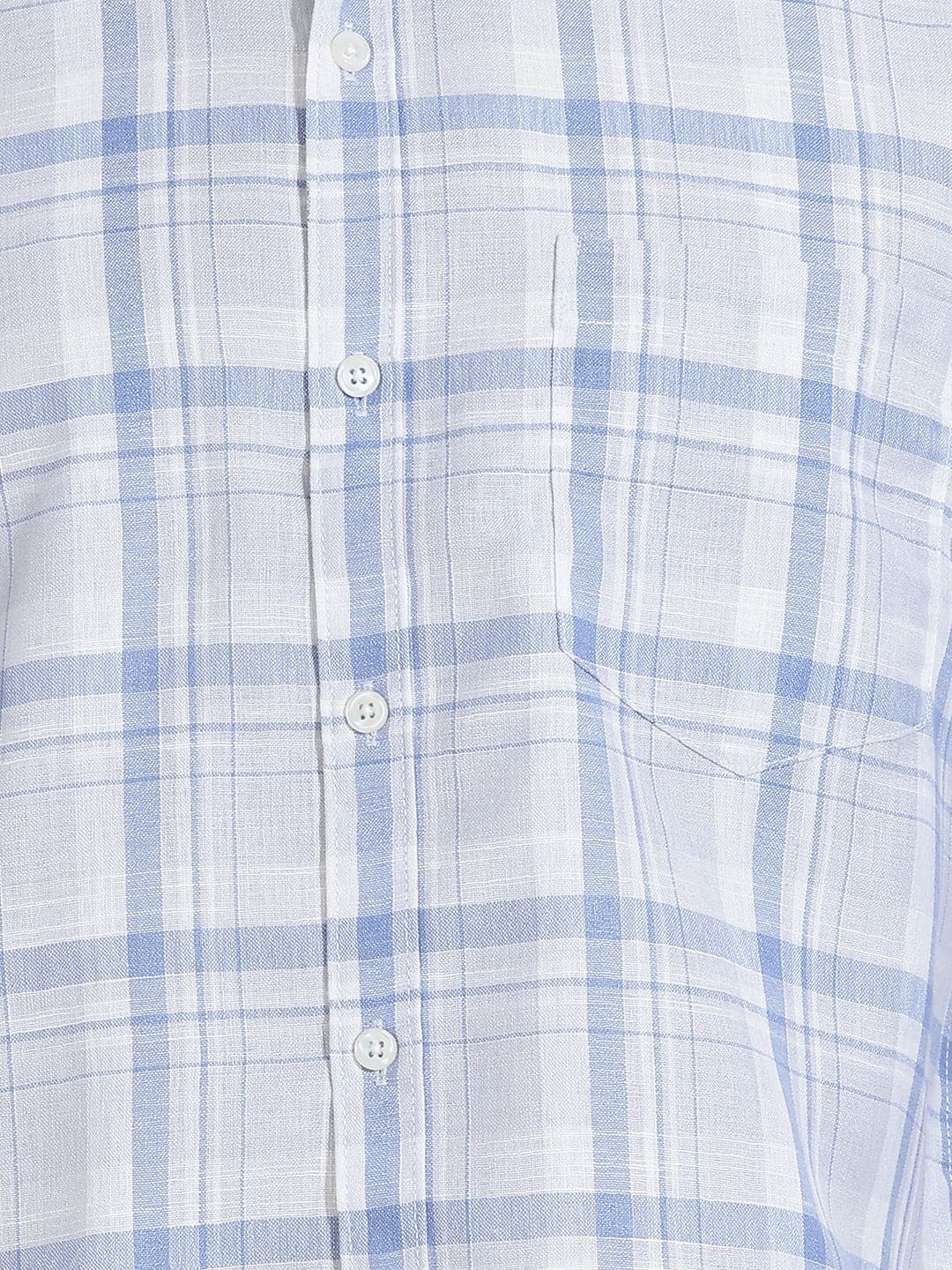 Roadster Life Co.Cotton Linen Checked Shirt thumbnail 6