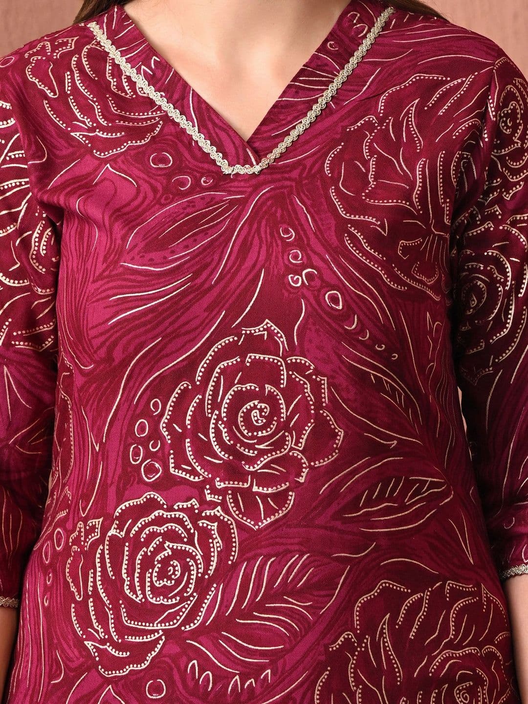 HERE&NOW Women Floral Printed Floral Kurta thumbnail 7