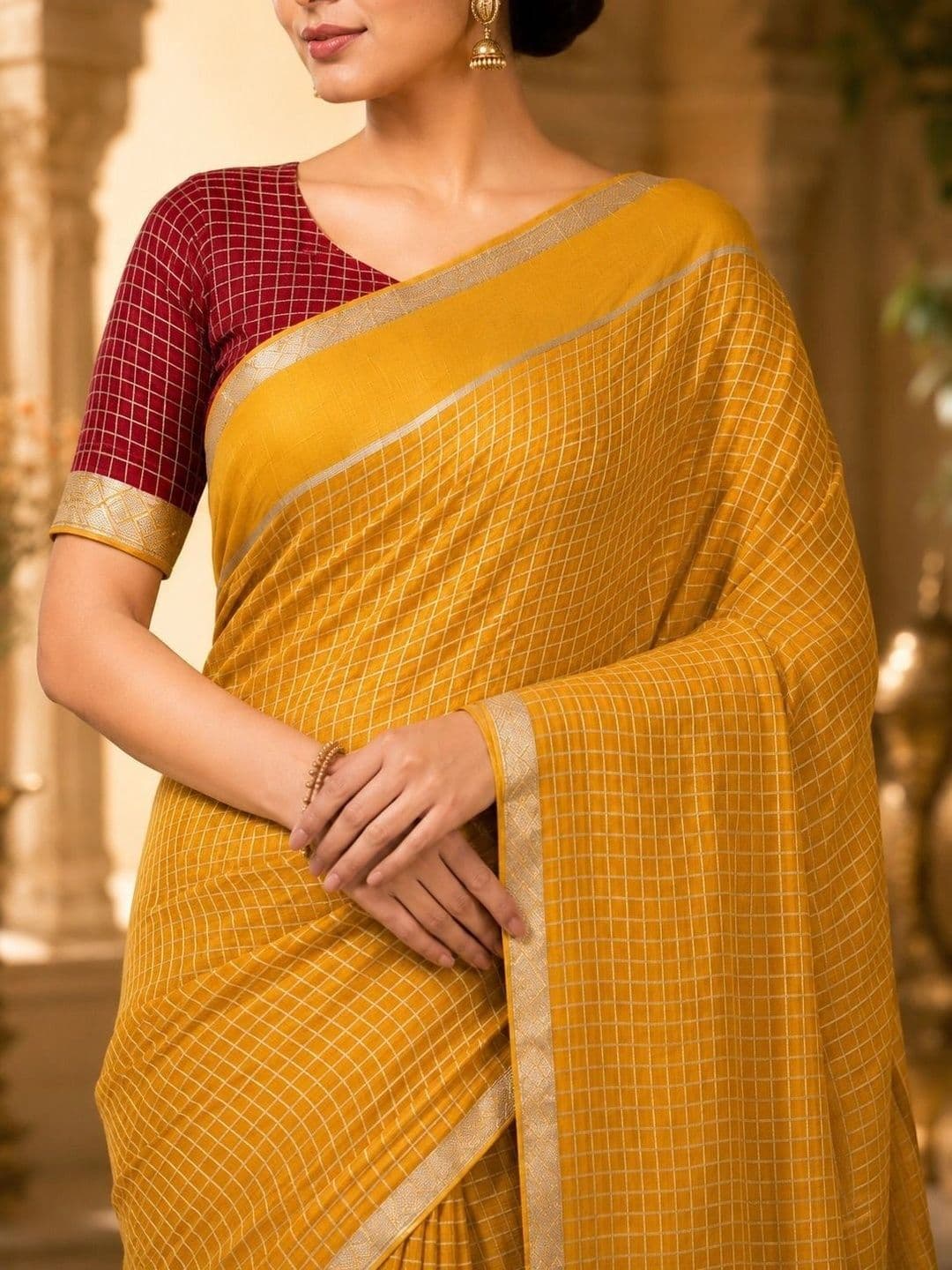 Fashion Mantra Poly Georgette Saree thumbnail 2