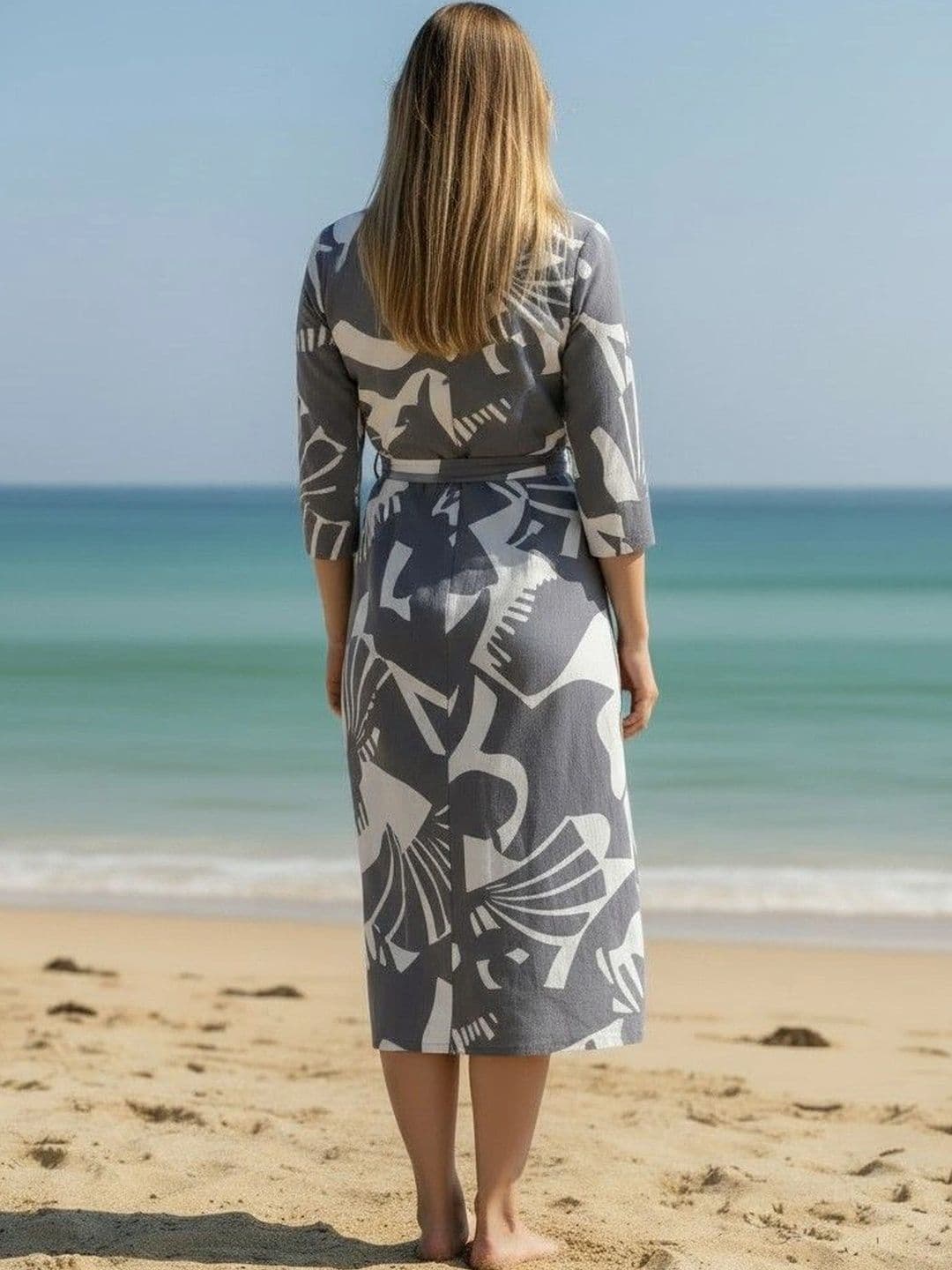 DMP FASHION Women Printed Khadi Handloom Kurta thumbnail 3