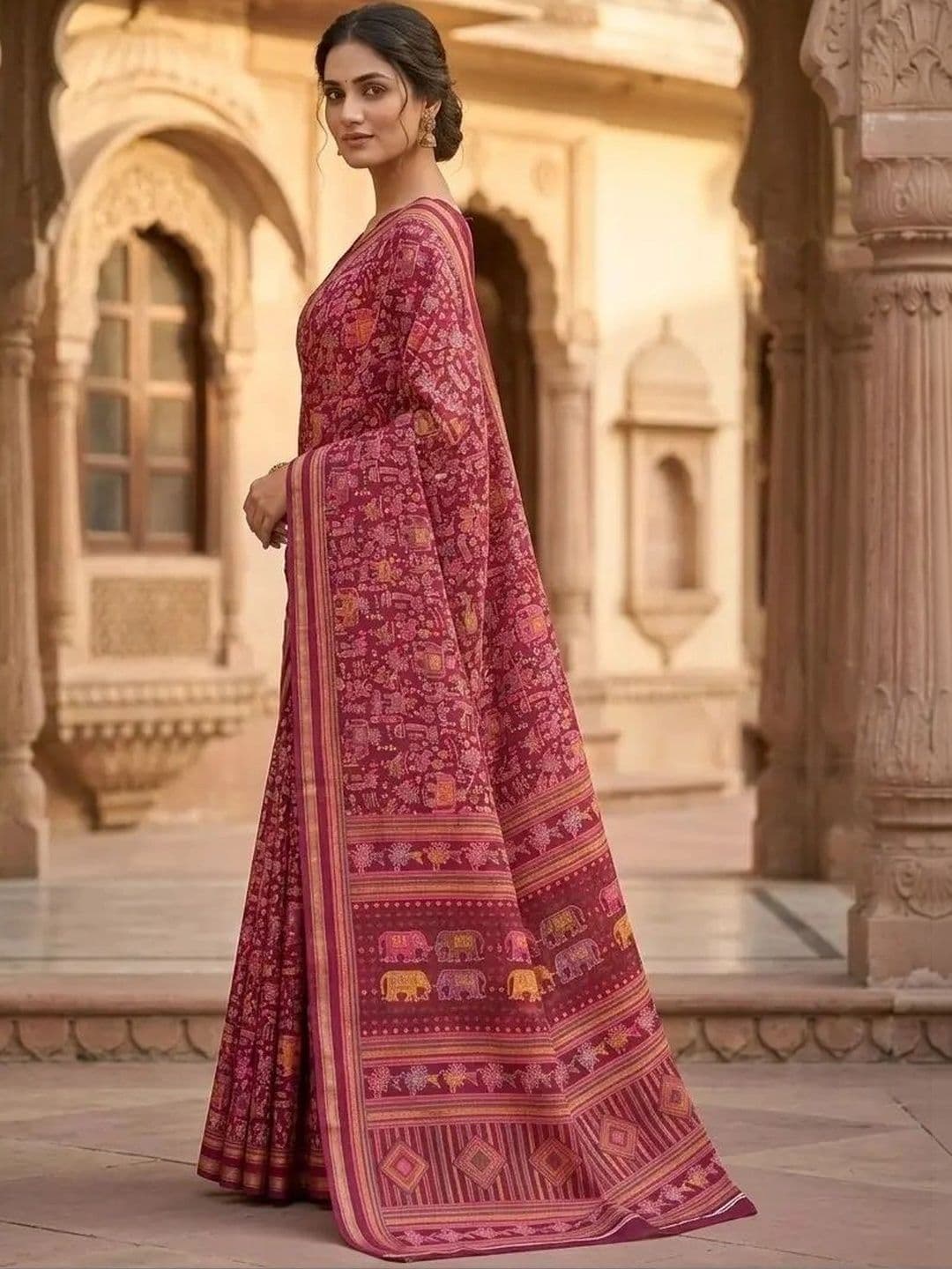 Fashion Mantra Art Silk Saree thumbnail 2