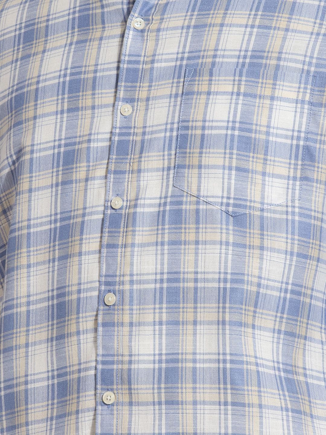 Roadster Life Co.Cotton Linen Checked Shirt thumbnail 4