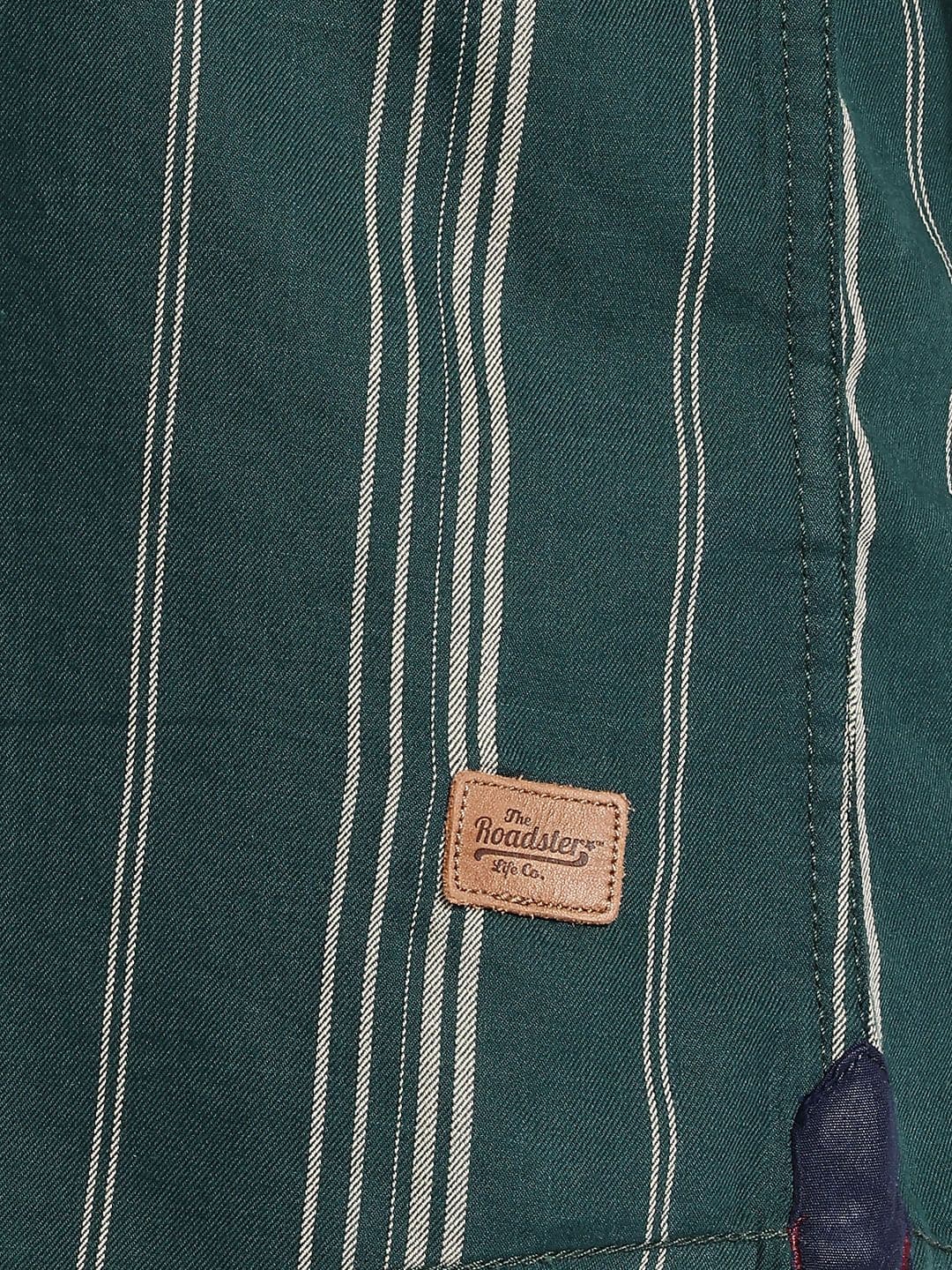 Roadster Life Co. Soft Touch Striped Casual Shirt thumbnail 6