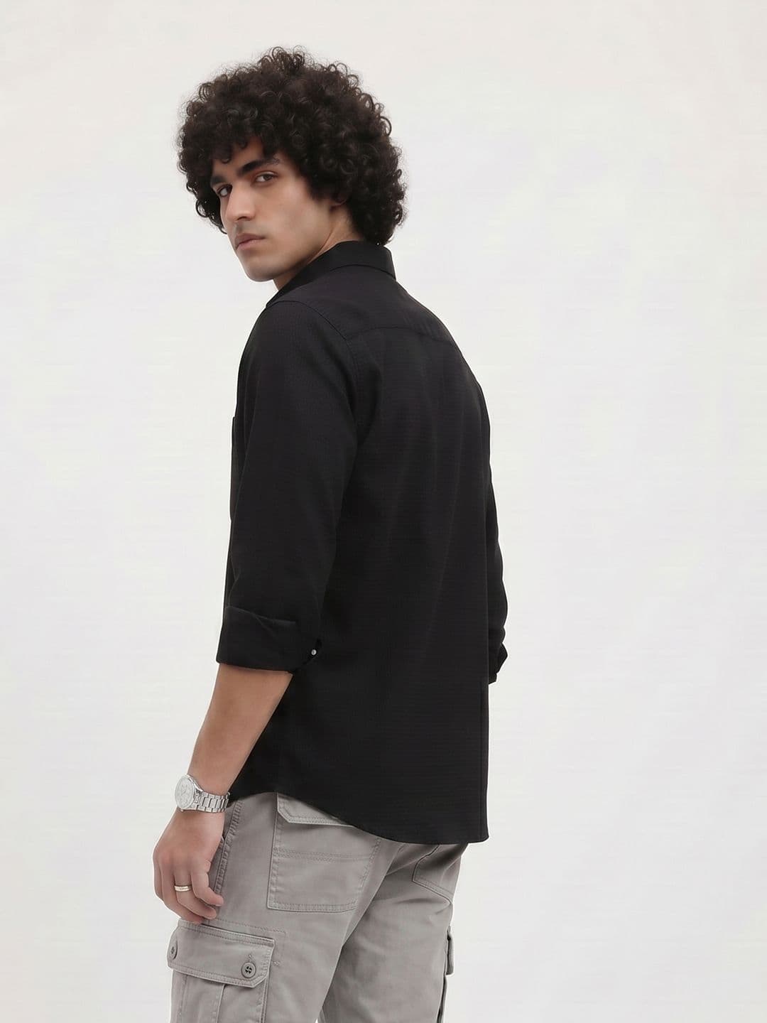 Roadster Life Co. Premium Textured Shirt thumbnail 5