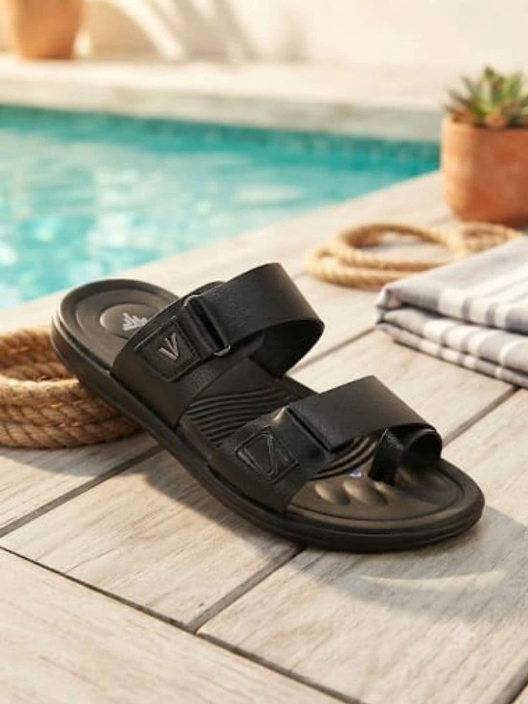 Trump Men PU Comfort Sandals thumbnail 4