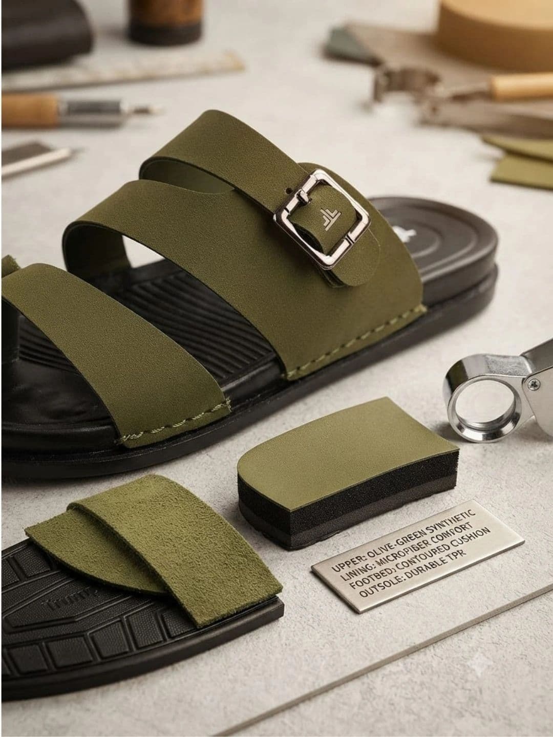 Trump Men PU Comfort Sandals thumbnail 7