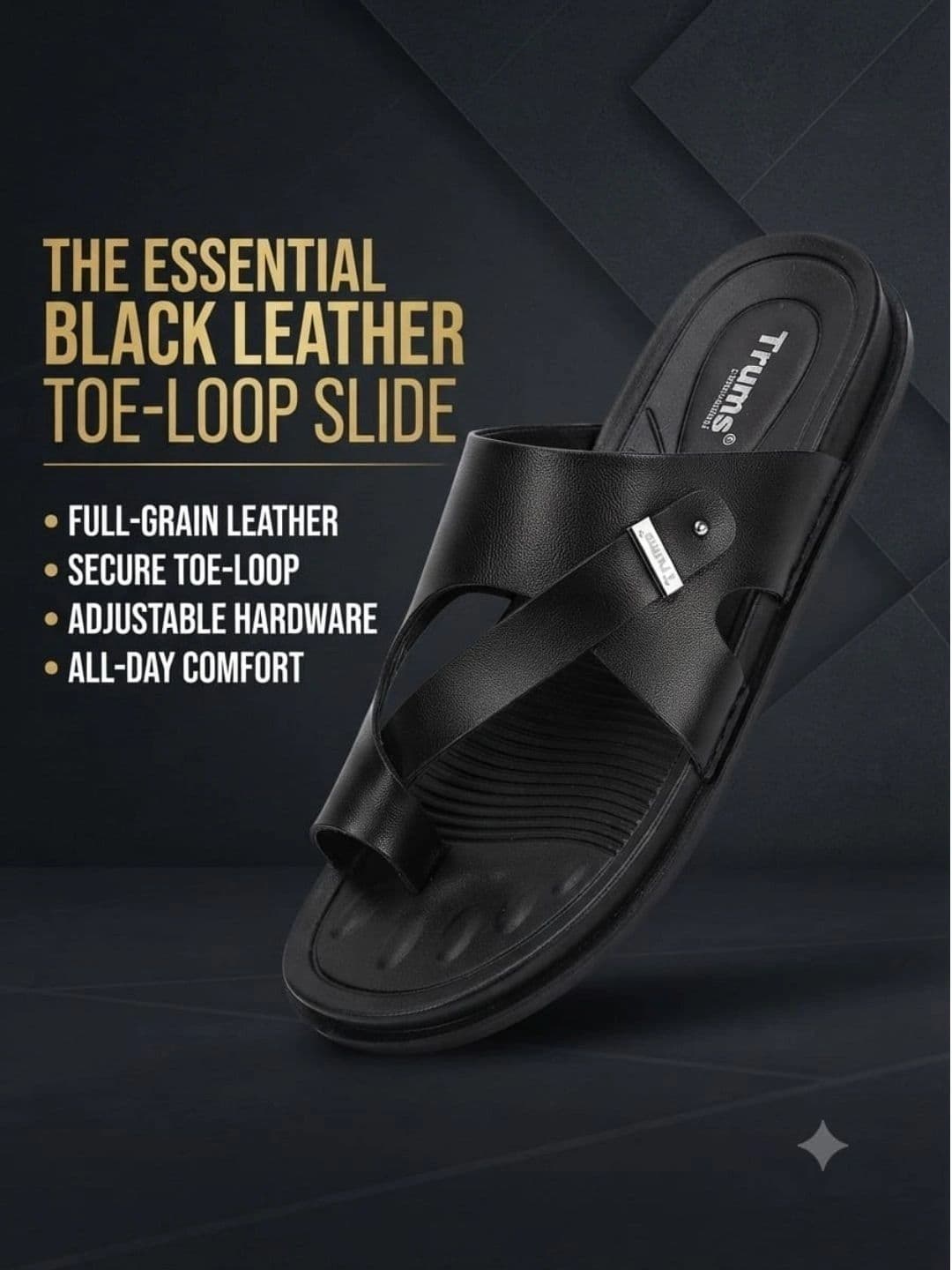 Trump Men PU Comfort Sandals thumbnail 2