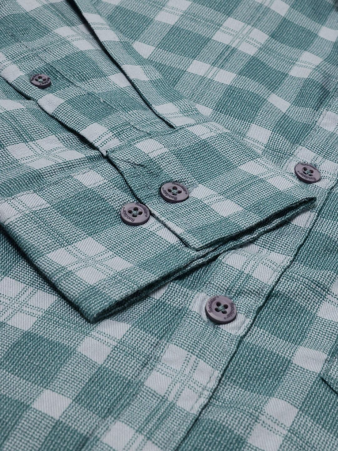 Roadster Life Co. Textured Weave Checked Shirt thumbnail 3