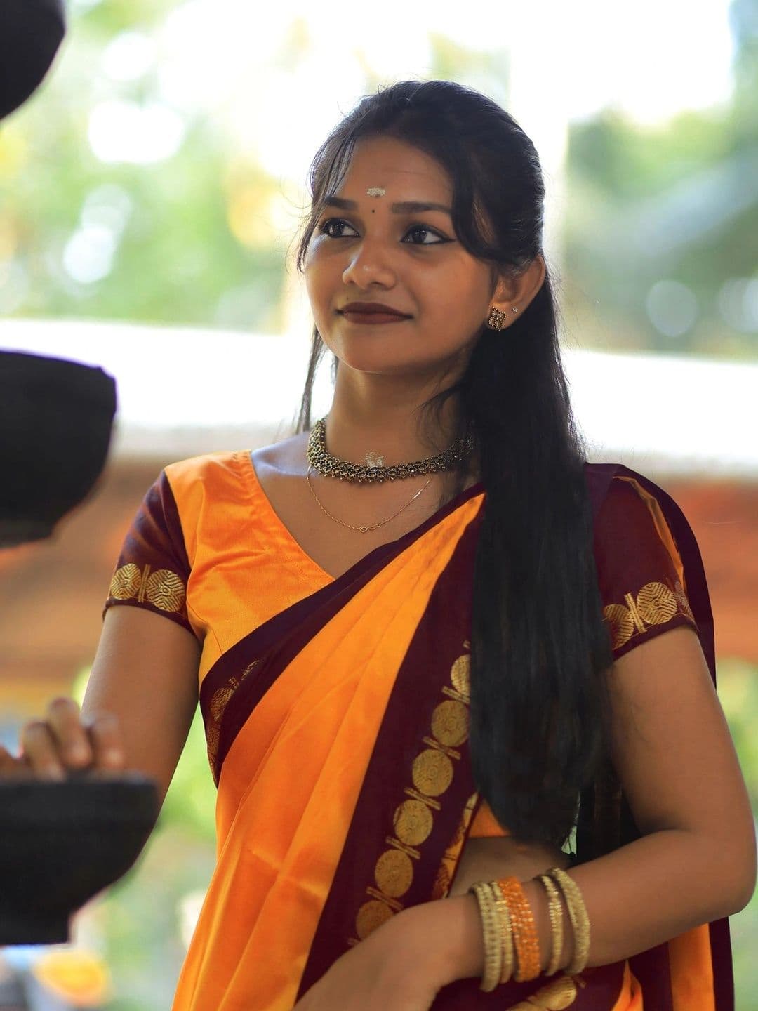KALINI Woven Design Zari Designer Gadwal Saree thumbnail 5