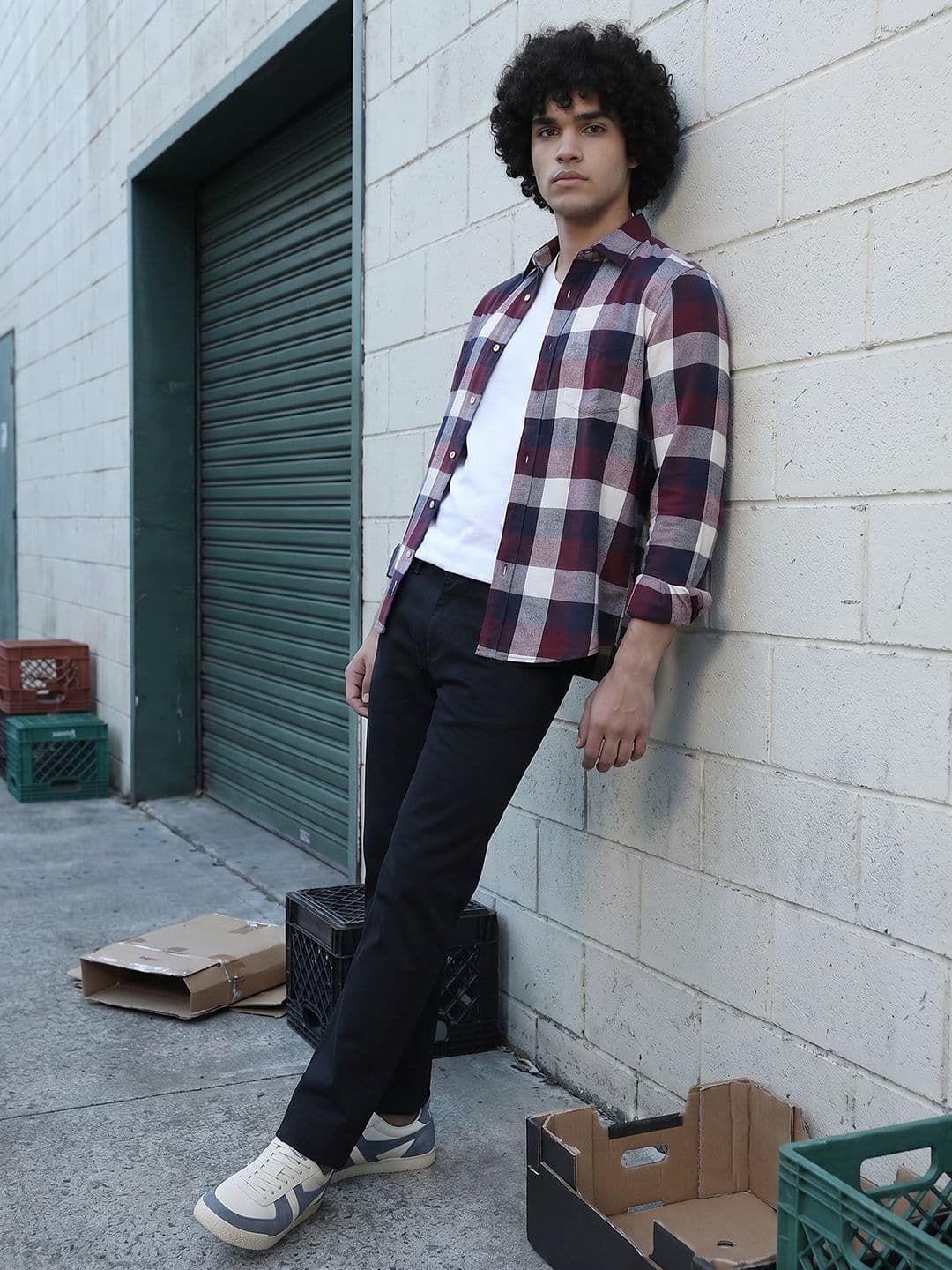 Roadster Life Co. Soft Touch Twill Plaid Casual Shirt thumbnail 2