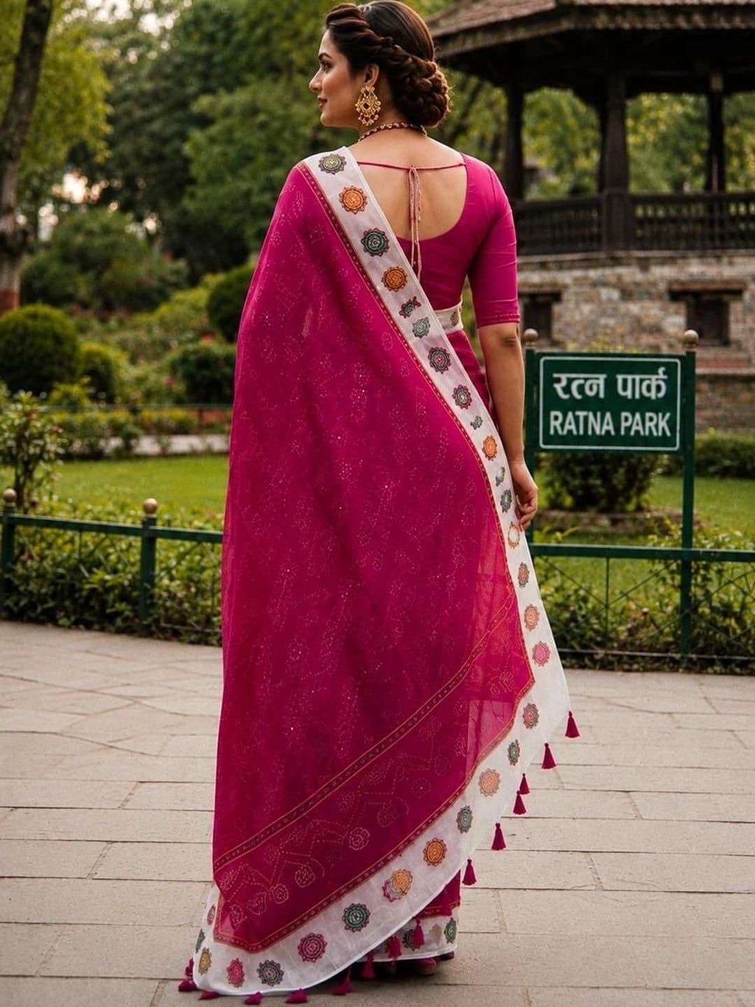 VAMIKA FASHION Saree thumbnail 2