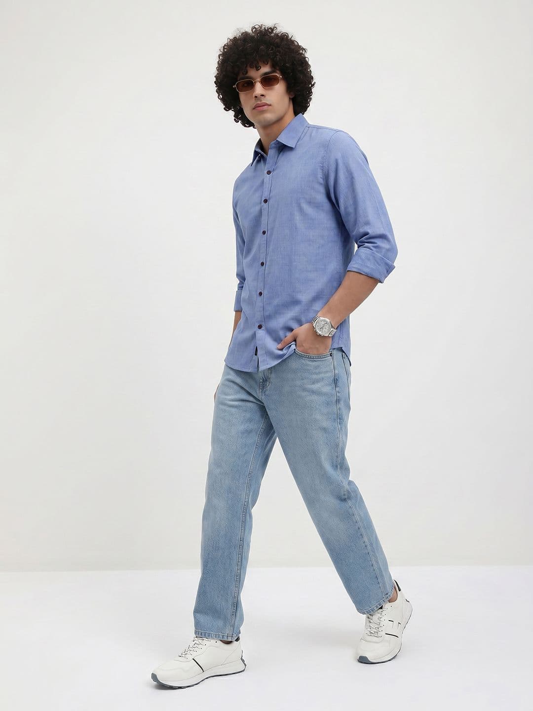 Roadster Life Co. Premium Textured Shirt thumbnail 3