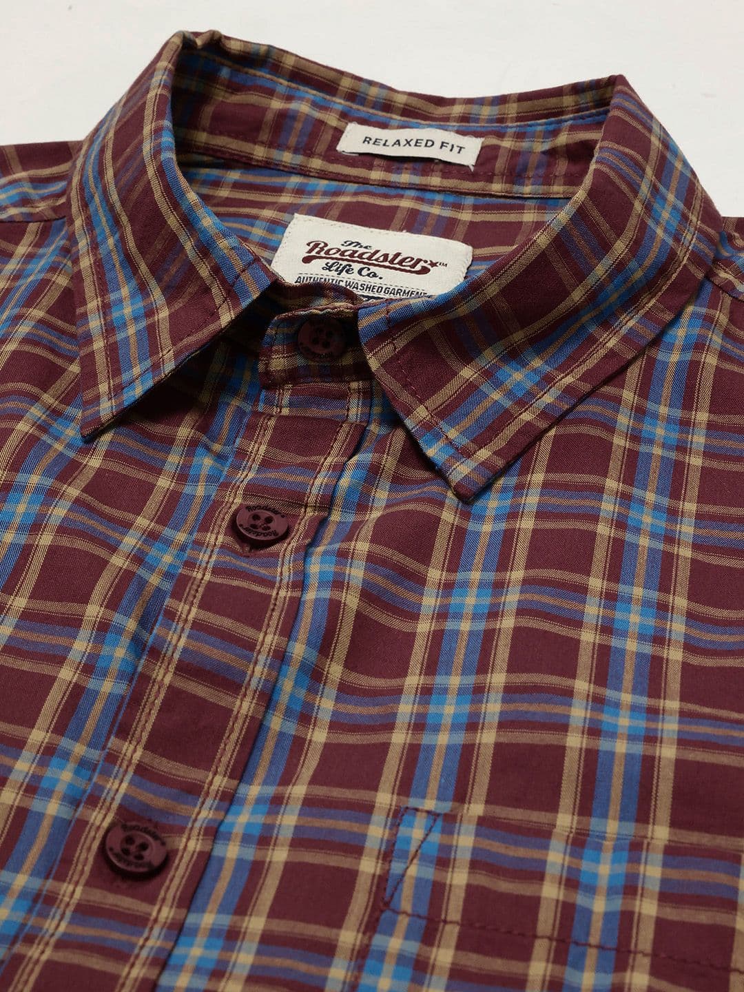Roadster Life Co. Soft Touch Checked Casual Shirt thumbnail 3