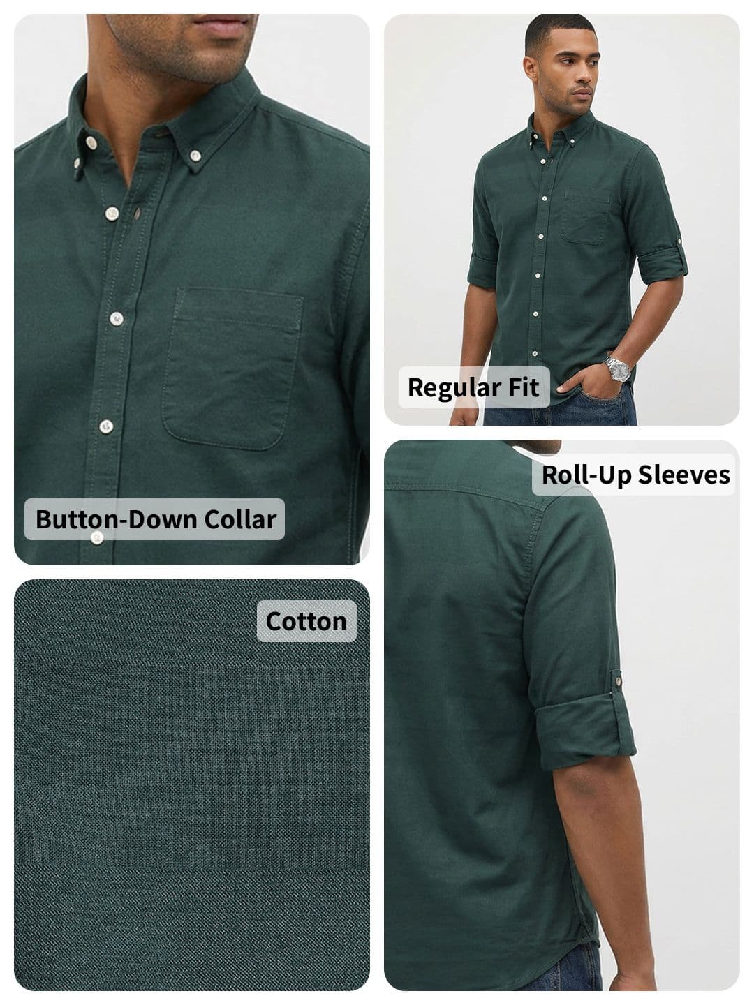 Roadster Life Co. Easy Drape Cotton Shirt thumbnail 4