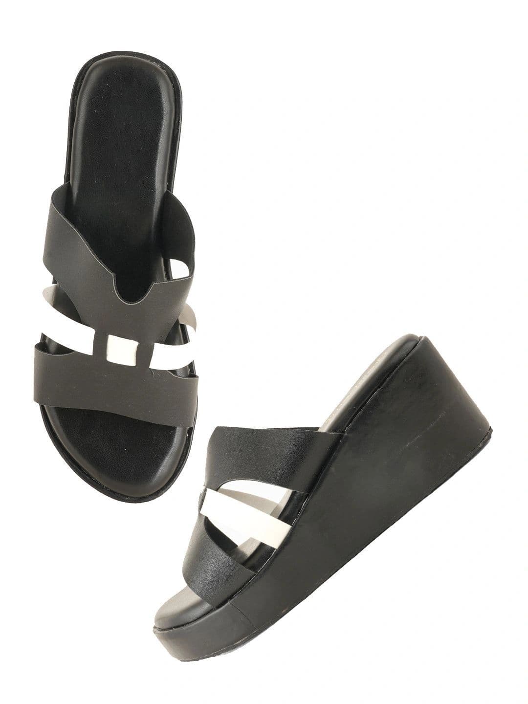CORSICA Colourblocked Wedge Sandals thumbnail 2