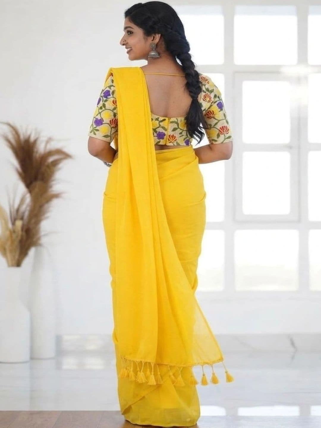 DEVATVAM Pure Cotton Saree thumbnail 3