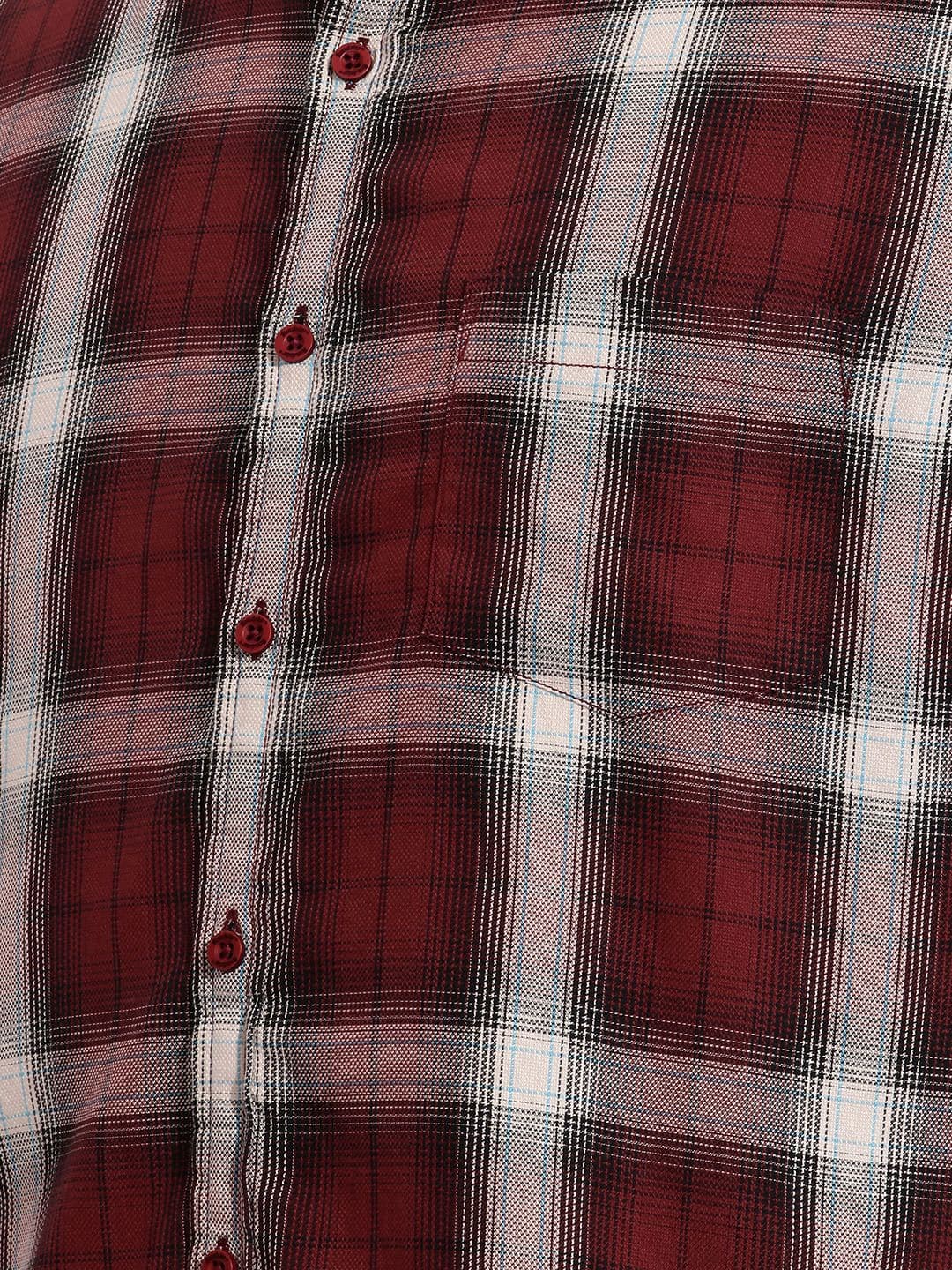 Roadster Life Co. Textured Weave Checked Shirt thumbnail 7