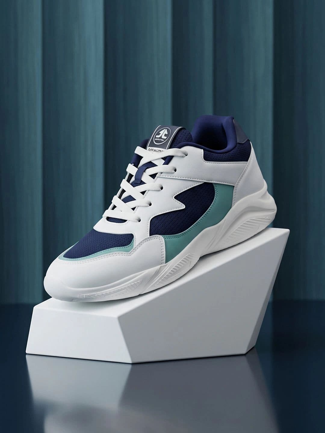 OFF LIMITS Orm Navy Blue Mesh Running Shoes - view 1