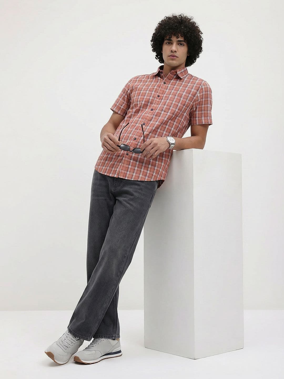Roadster Life Co. Soft Touch Checked Casual Shirt thumbnail 5
