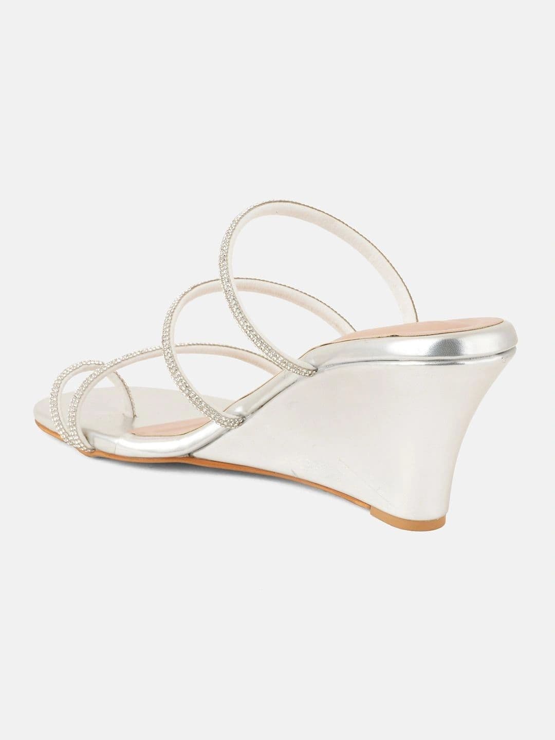 SHETOP Embellished Party Wedge Sandals thumbnail 2