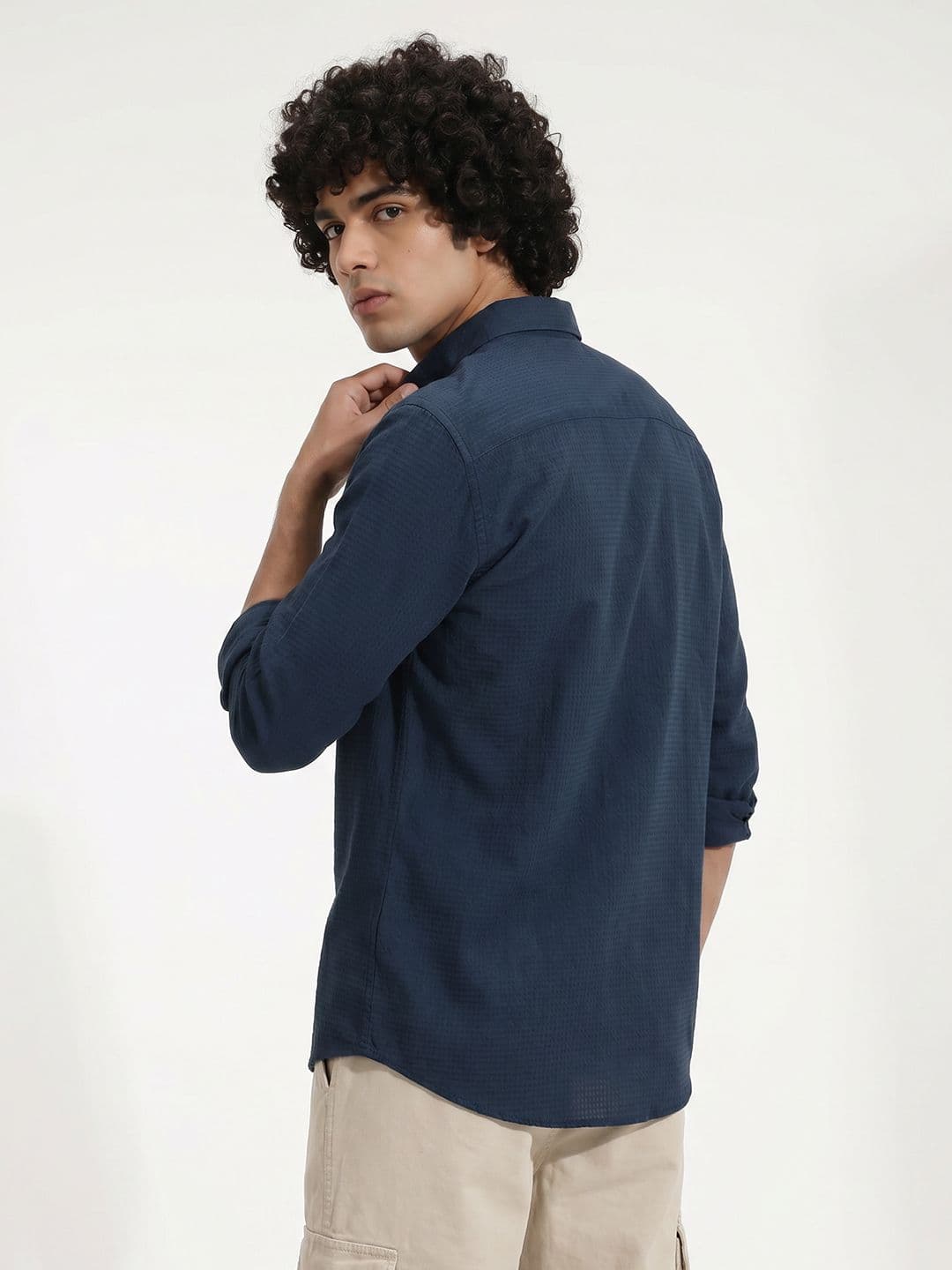 Roadster Life Co. Slub Textured Shirt thumbnail 6