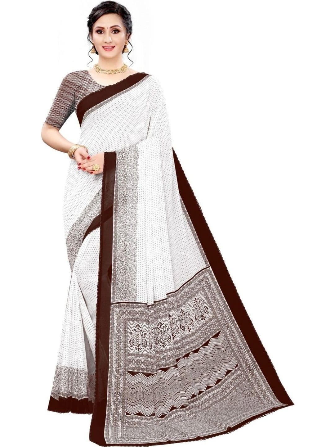 Textile Mantra Poly Georgette Saree - view 1