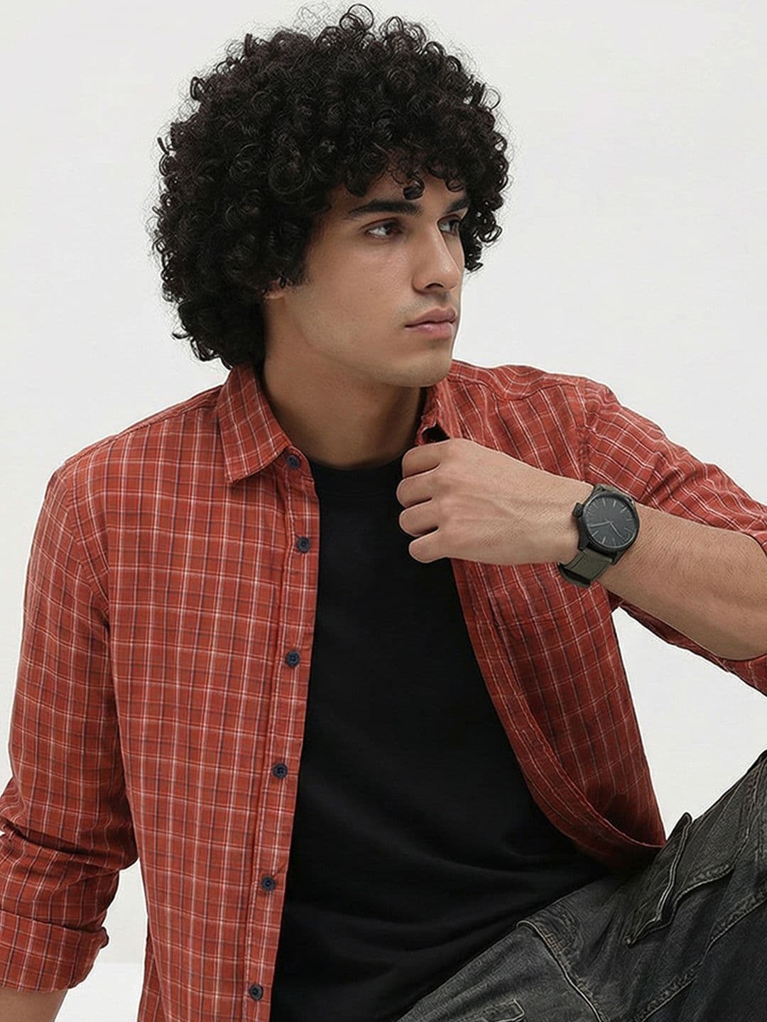 Roadster Life Co. Soft Touch Checked Casual Shirt - view 1