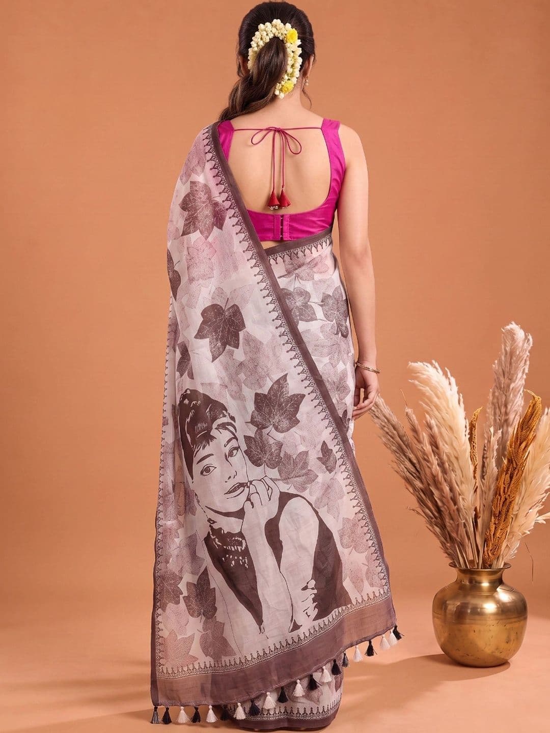 KALINI Pure Cotton Designer Saree thumbnail 5