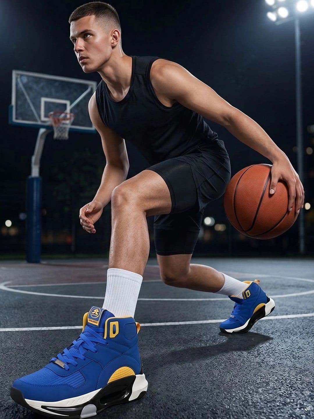 OFF LIMITS Legacy Blue Synthetic Basketball Shoes thumbnail 3